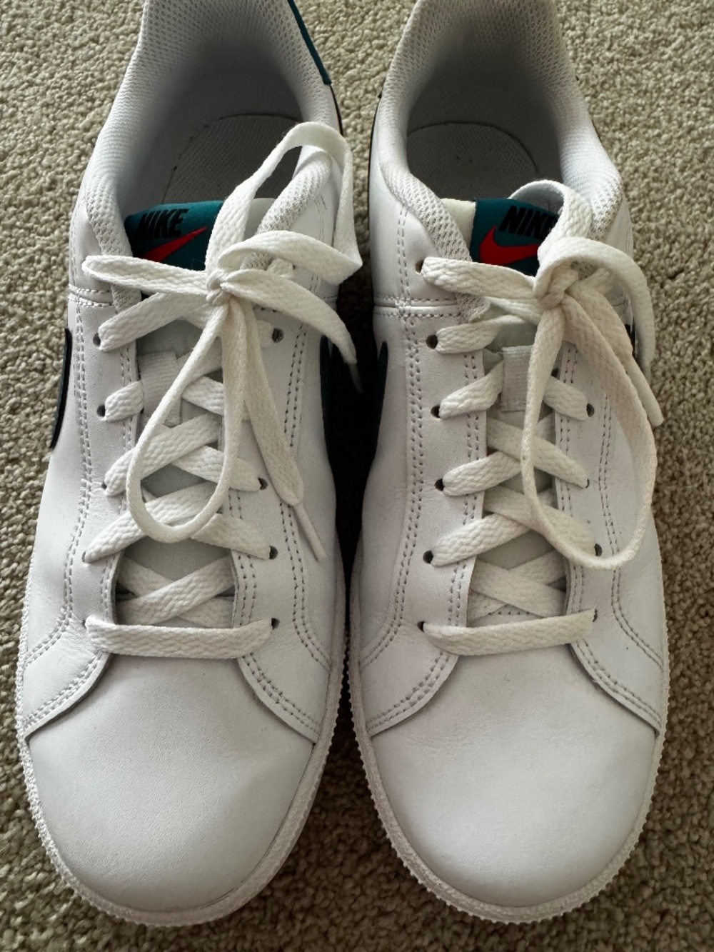 Nike teal swoosh Court Royale Women’s shoes